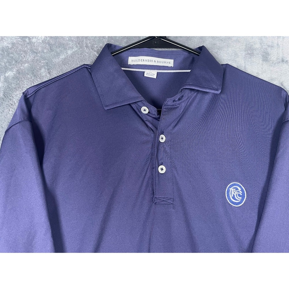 Holderness & Bourne Mens XL Cherokee Town & Country Atlanta Golf Polo Shirt